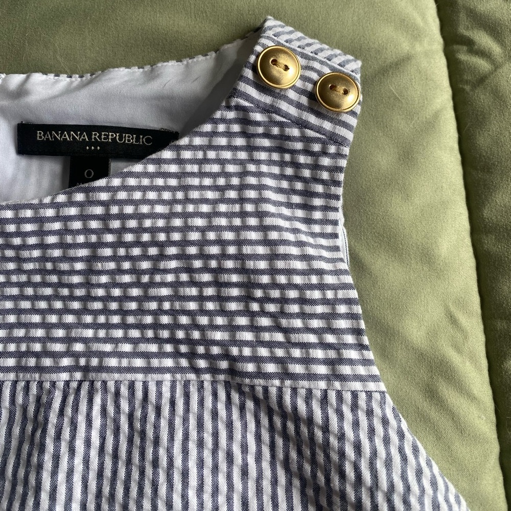 Banana Republic Seersucker Sheath Dress